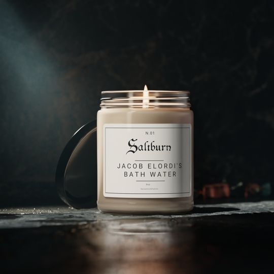 Discover Saltburn's Jacob Elordi's Bath Water Scented Soy Candle