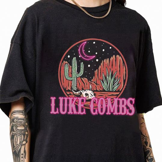 Discover Lukee Comb Concert Shirt, Country Music Vintage Shirt, Music Concert Shirt, Western Shirt