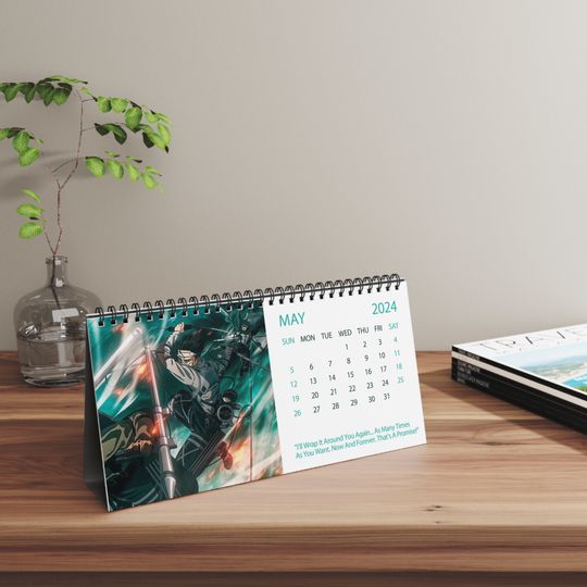 Discover 2024 Anime Manga Desk Calendar