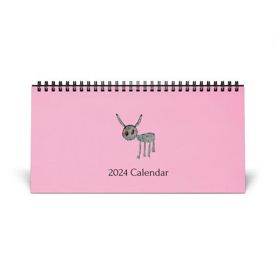 Discover Pink Drake For all the Dogs 2024 Slime you out Desk Calendar