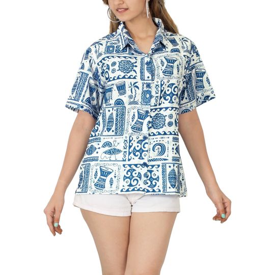 Discover Casual Beach Hawaiian Blouse Shirt