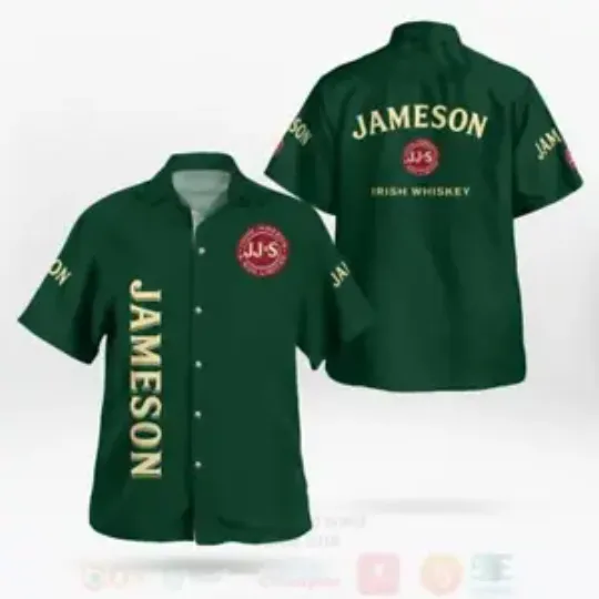 Discover Fanmade Jameson Irish Whiskey Tropical Hawaiian Shirt