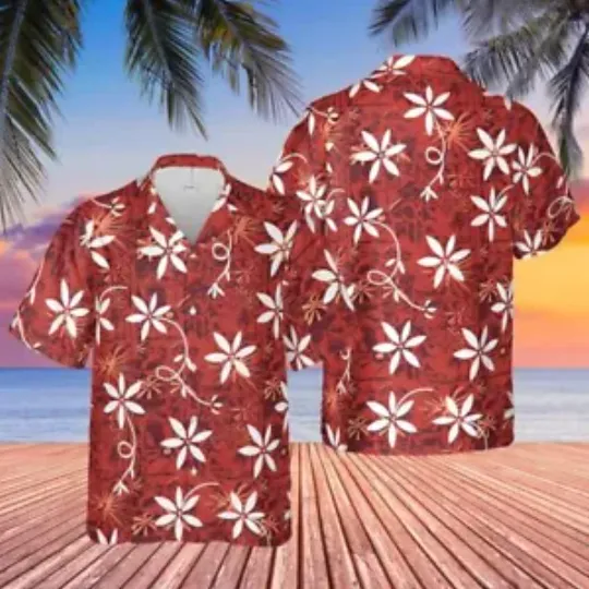 Discover Elvis Presley Hawaiian Shirt, Blue Hawaii Elvis’ Red Aloha Shirts