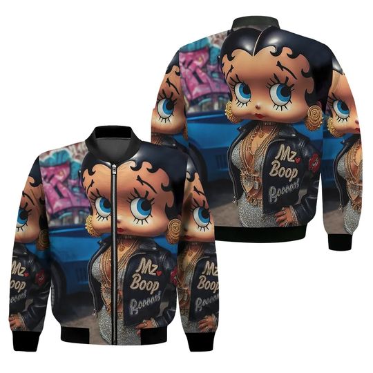 Discover Betty Boop Women's Bomber Jacket, Betty Boop Jacket