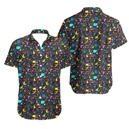 Discover Math Mind Pattern Hawaiian Shirt