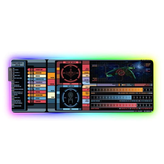 Discover Sci-fi RGB Gaming Mouse Pad