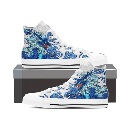 Discover Hand Painted Men's High Top Sneakers