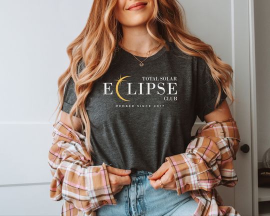Discover Solar Eclipse Club T-Shirt - April 8, 2024