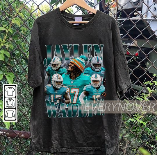 Discover Vintage 90s Graphic Style Jaylen Waddle T-Shirt