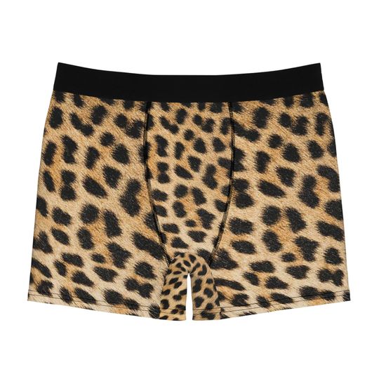 Discover MEN'S BOXER BRIEFS - Leopard Boxer Briefs - Valentine's Gift