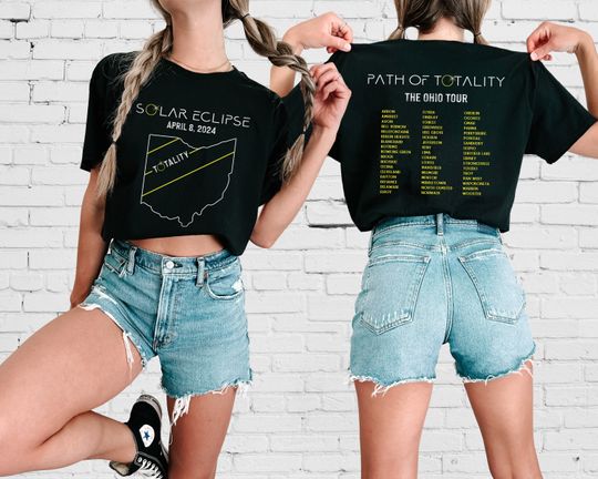 Discover Total Solar Eclipse 2024 Ohio Unisex