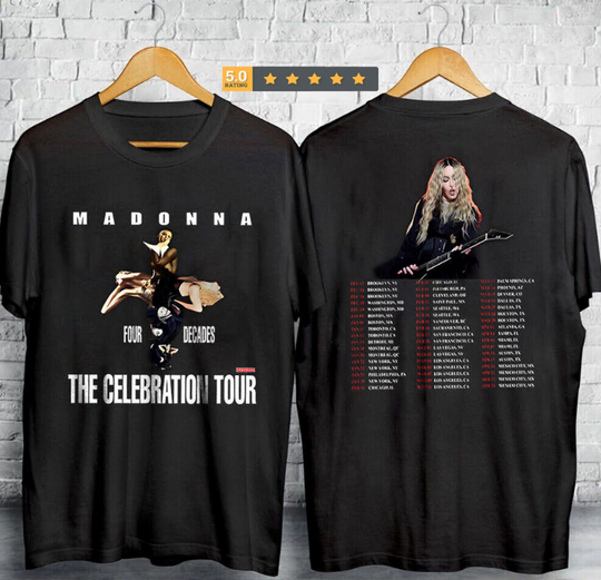 Discover Madonna The Celebration Tour 2023-2024 T-Shirt