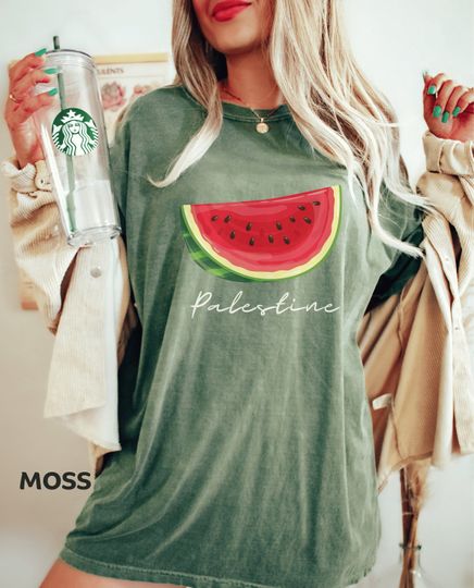 Discover Palestine Watermelon Shirt, Palestine Flag Shirt