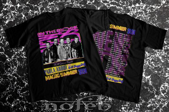Discover NK on The Block The Magic Summer Tour 2024 Shirt