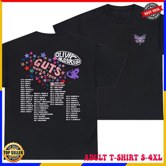 Discover HOT Olivia Rod 2024 World Tour Guts T-Shirt Rodrigo