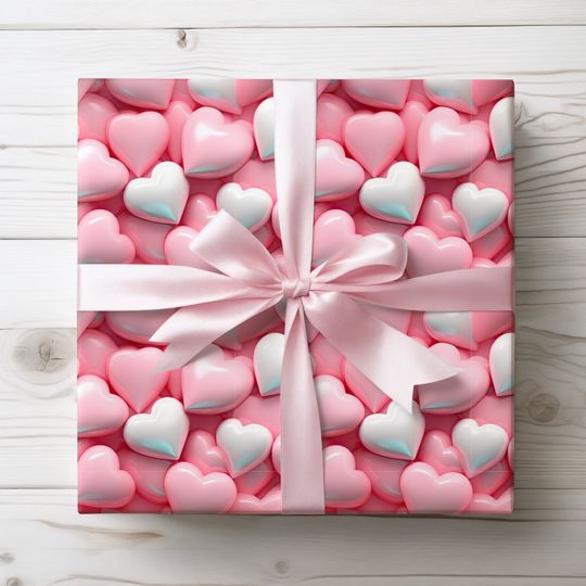 Discover Valentine's Day Wrapping Paper, Valentine Gift Wrap, Valentine Wrapping Paper