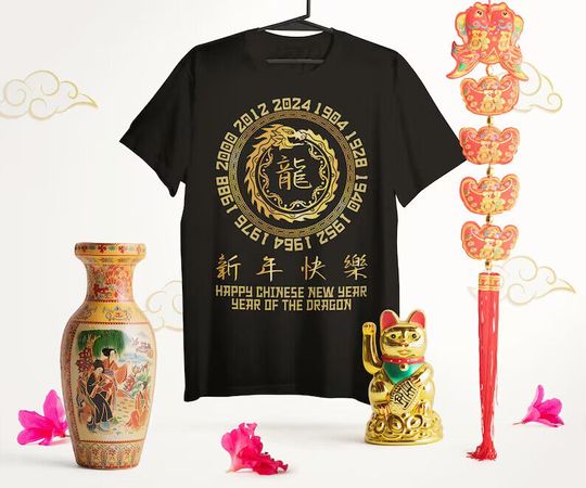 Discover Chinese Lunar New Year 2024 Year of the Dragon Shirt