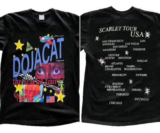 Discover Doja Cat Scarlet Tour 2023 T-Shirt