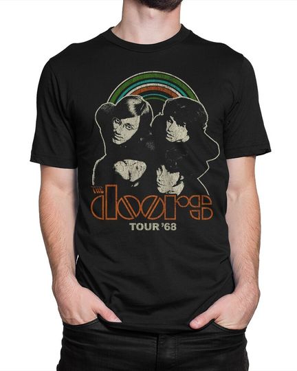 Discover The Doors Tour 68 Vintage T-Shirt, Jim Morrison Shirt