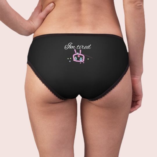 Discover Women's Black Underwear Women's High Waisted Briefs