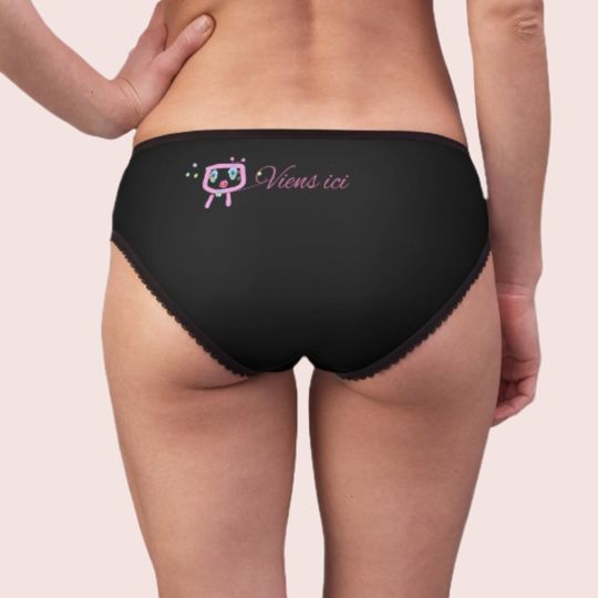 Discover Women's Black Underwear Women's High Waisted Briefs