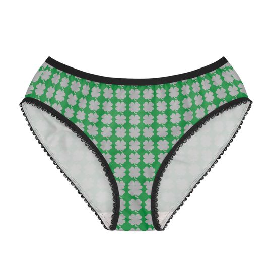 Discover Irish Clover Women's Briefs - Luxurious  Lingerie, Gift for Her