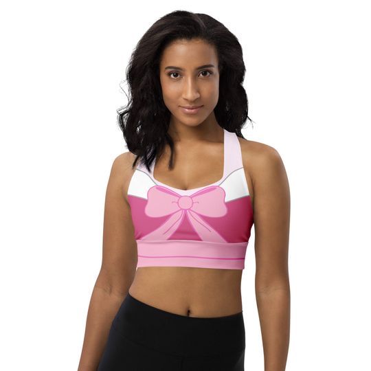 Discover Cinde Pink Dress Princess Running Costume Longline Sports Bra