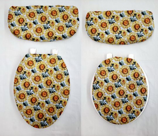 Discover Harvest Sunflowers Toilet Seat Lid Cover