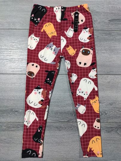 Discover Kids Girls Legging Spotty Print Black Leggings