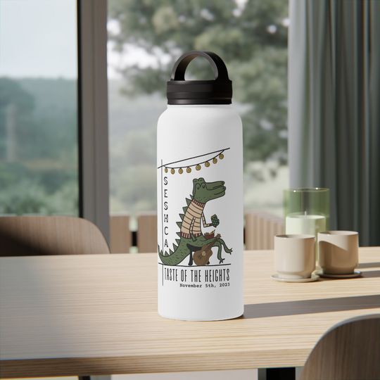 Discover Stainless Steel Water Bottle, Handle Lid
