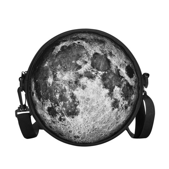 Discover Moon Round Satchel Bag