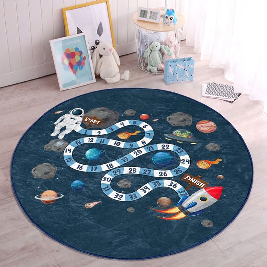 Discover Apollo Nursery Round Floor Pad