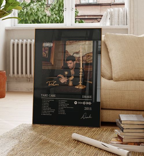 Discover Take care Album Poster, Album Poster, Drake Poster