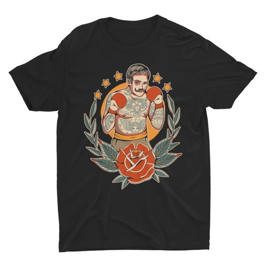 Discover Traditional Boxer Shirt, Traditional Tattoo Clothing