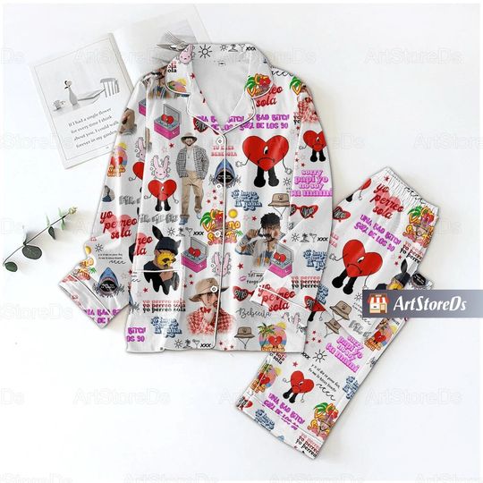 Discover Bad Bunny Pajamas Set