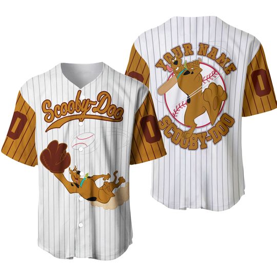 Discover Personalized Scooby Doo Baseball Jersey