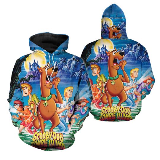 Discover Scooby Doo Zombie Island Halloween 3D HOODIE Christmas Gift