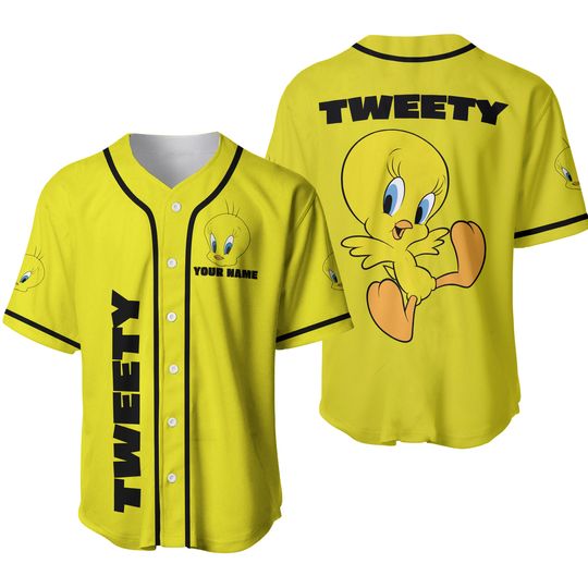 Discover Tweety Baseball Jersey Shirt