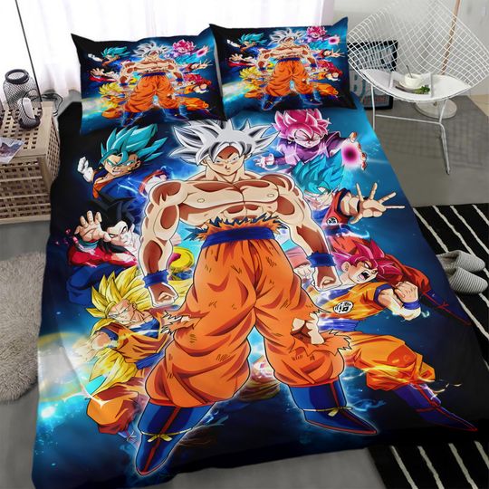 Discover 3D Printed Seven Dragon Balls Anime Bedding Set