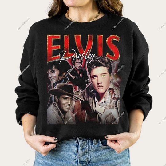 Discover Vintage Elvis Presley Sweatshirt for Fans