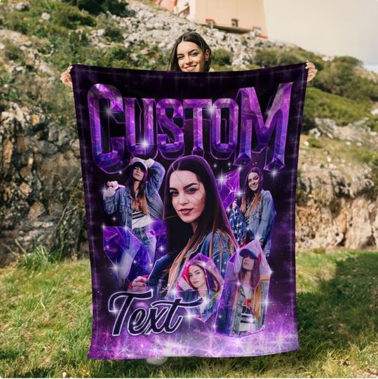 Discover Custom Blankets With Photos, Custom Bootleg Rap Blanket