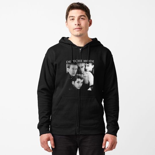 Discover the musician mode 2023,mode live tour memento mori memories 2024 world tour Zipped Hoodie