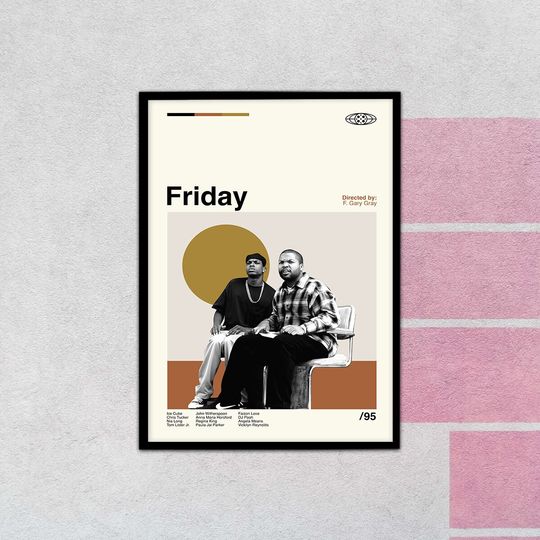 Discover Friday Poster, F. Gary Gray, Minimalist Movie Poster