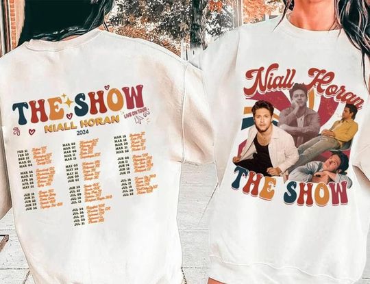 Discover Vintage Ni.all H.oran The Show Live On Tour 2024 Sweatshirt