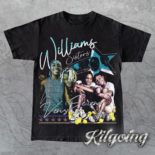 Discover Limited Williams Sisters Vintage T-Shirt, Venus Williams