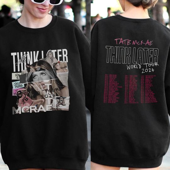 Discover Tate McRae The Think Later Tour Shirt