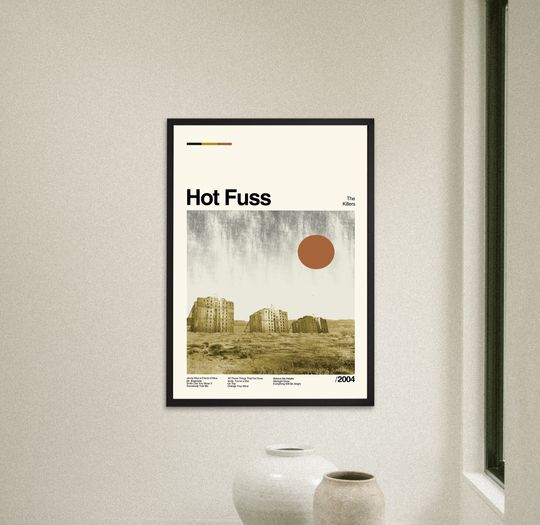 Discover The Killers Poster, Hot Fuss Poster, Minimalist Art Poster