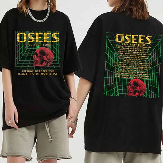 Discover Osees 2024 Fall Tour North America Shirt, Osees Band Fan Shirt