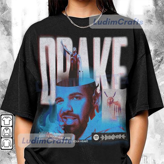 Discover Drake Rapper Vintage Graphic Shirt, For All the Dogs T Shirt