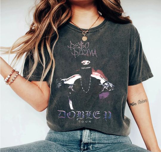 Discover Color Peso Peso Pluma Concert, Rock music T Shirt